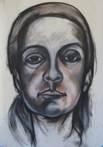 This charcoal/pastel drawing has been accepted into the Chico Art Center National All Media Show. This is a juried show. The piece is 24" x 36".